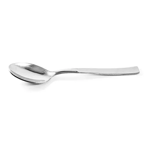 Set 12 cucchiaini da Moka, Piave, acciaio inox, eleganti, 11,5x3x1,5 cm