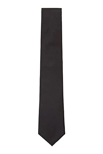 BOSS - Cravatta da uomo Tie 7,5 cm realizzata in Italia in seta jacquard Nero Taglia unica