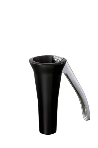 Schiaccianoci di design in acciaio inox Drosselmeyer - Progettato e prodotto in Svezia - Efficace su noci di tutte le dimensioni con il minimo sforzo - Schiaccianoci resistente - Molto forte e robusto (Nero)