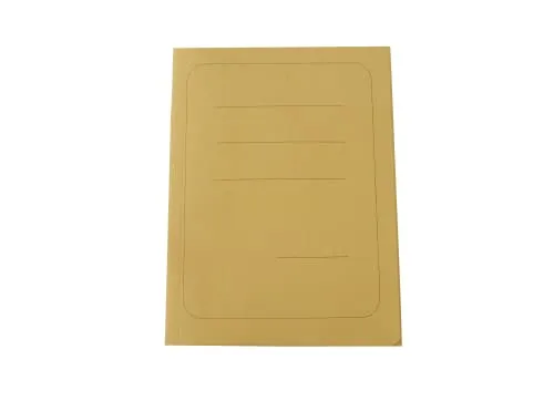Cartellina Semplice con Stampa in cartoncino Manilla 200 Gr - 25x34 cm Confezione 100 pezzi Giallo