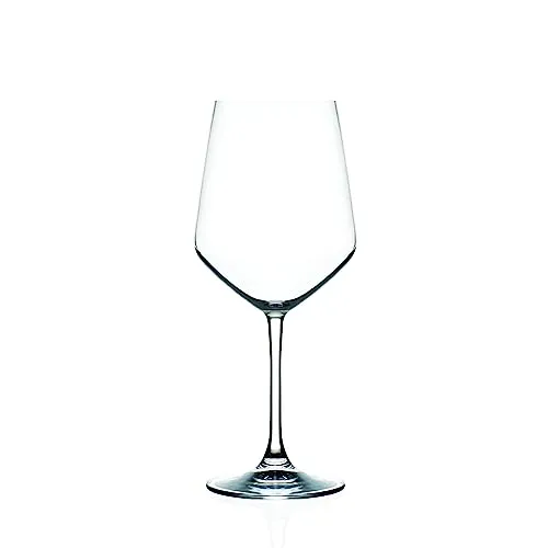 RCR Cristalleria Italiana S.p.a. Linea Universum | Calici da Acqua e Vino in Vetro Bicchieri Moderni, 6 cm, 6 unità