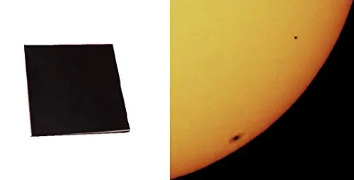 Filtro solare, 10x10 cm (4x4 pollici), per telescopio, binocolo e fotocamere