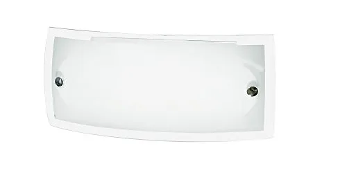 Fan Europe Applique E27, 60 W, Bianco, 17x35, alogena, vetro