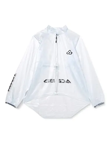 Acerbis 1499827 Clear Rain 3.0 Pioggia - Giacca e Mantella, Trasparente, XXL