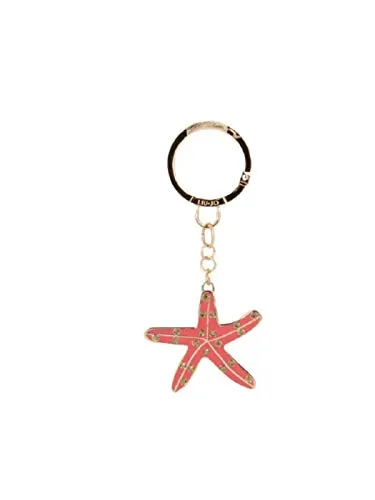 Liu Jo Jeans PORTACHIAVI KEY RING STARFISH AA1323A0001 61620 GLOSSY, TAGLIA UNICA