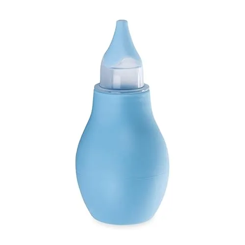 Nuby - Aspiratore nasale - Naso per bebè 2 in 1 con auricolare - Blu