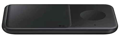 SAMSUNG - Caricatore Wireless Duo EP-P4300T con Adattatore di Ricarica, Colore: Nero