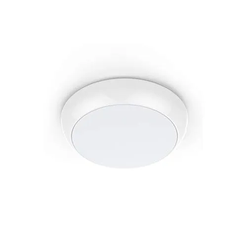 LEDLUX LP0804N Plafoniera A Led Da Soffitto o Parete Con Movimento a Microonde 4000K 17W IP65 Anche Esterno Diametro 320mm SKU-804