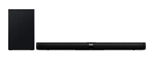 TCL TS7010 Soundbar (92 cm) TV Soundbar con subwoofer (Bluetooth Soundbar, 2.1-Channel-Sound, 160 Watt, HDMI ARC, Dolby Digital, AUX 3,5 mm Line Input, telecomando) Nero