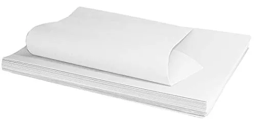 FLORIO CARTA Confezione da 20 Fogli Formato 100x140 cm di Carta Kraft Colore Bianco da 80 gr Ottima per Confezionare Regali o Usi Vari