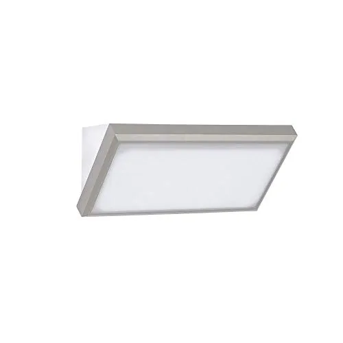 Lampada LED da Parete 12W, 600Lm Luce Soffusa 110° Forma Rettangolare Esterno Ip65