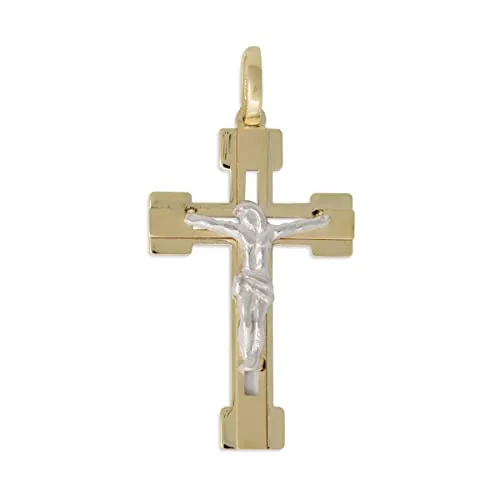 Strabilia Ciondolo Croce in Oro 18 Kt