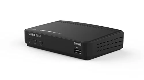 i-CAN T860 Terrestre HD Free to Air decoder DVB-T2 Ricevitore Digitale Terrestre HDMI TV