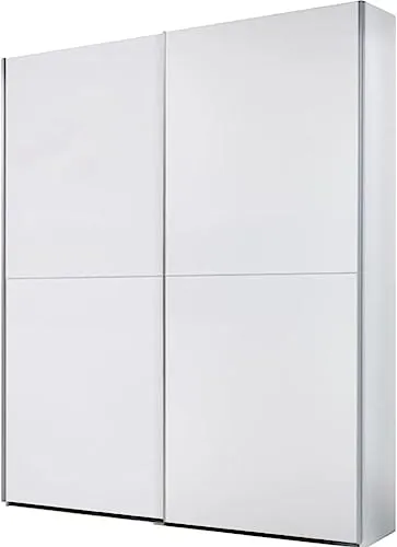 AVANTI TRENDSTORE - Victoria - Armadio con ante scorrevoli in legno laminato, molto spazioso, disponibile in diversi colori. Dimensioni: LAP 170x196x60 cm (Bianco)