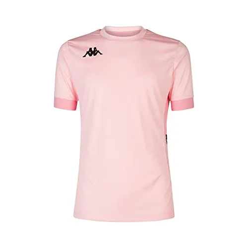Kappa Maglia Dervio-Man-M-Rosa Shirt, Multicolore, M Unisex-Adulto