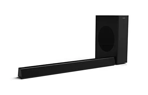 PHILIPS AUDIO Bluetooth Soundbar HTL3310/10 TV Soundbar, Bluetooth, Wireless Subwoofer, 160 W, Modello 2019/2020, Nero