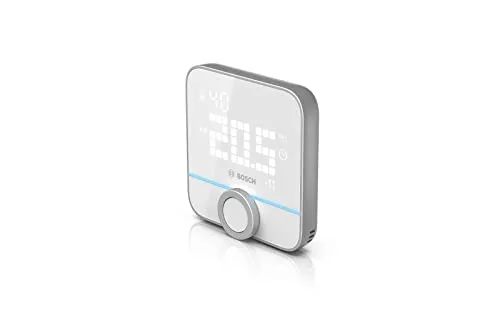 Bosch Smart Home termostato ambiente II per sistemi di riscaldamento cablati, 230 V, compatibile con Google Assistant e Alexa