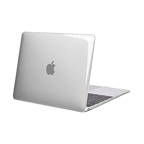 MOSISO Custodia Rigida Compatibile con MacBook Retina 12 Pollici A1534 Case con Display Retina(Versione 2017/2016/2015),Chiaro/Cristallo