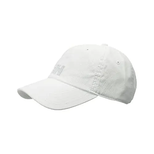 Helly Hansen Logo Cap Unisex - Adulto, STD, Bianco (White)