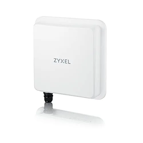 Zyxel 5G Nr 5 Gbps Outdoor Router | 4.67 Gbps Data Rate| Antenna direzionale da 9 dBi per Lunghe distanze| Facile Installazione Adatto per Uso Esterno (IP68) | [Nebula FWA710]