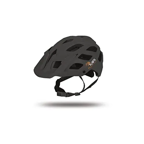 MFI Explorer - Casco Bici Bluetooth Ideale per Mountanbike (Black, Large)