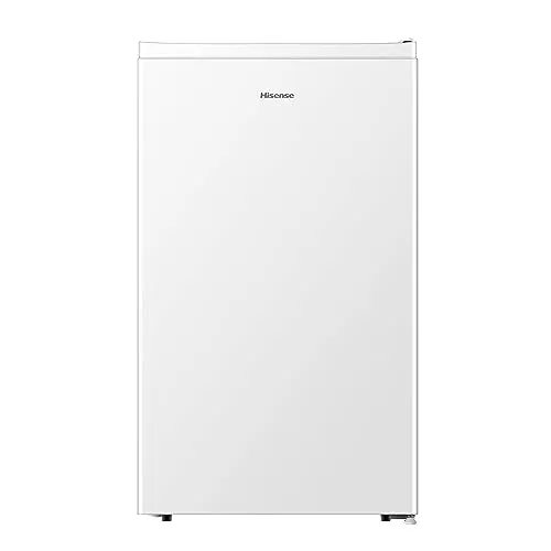 Hisense MUZ48060F Congelatore monoporta verticale da libera installazione, 3 Cassetti, Classe F, Capacità netta 65 Litri, Bianco