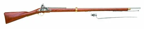 Denix 18th Century British Brown Bess Flintlock Musket American Revolutionary War era fucile – non-firing replica