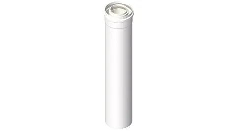 Conti - PROLUNGA COASSIALE M - F cm 100 Ø60 Polipropilene (PPs) /esterno alluminio 100 PER CALDAIA A CONDENSAZIONE - CNTKPCBPPS6100B