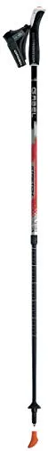 Gabel Stretch, Bastoncini da Nordic Walking Unisex – Adulto, antra/Red, Lunghezza Regolabile