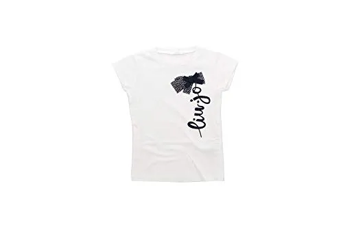 Liu-Jo ka0005j5003 T-Shirt Manica Corta Bambina Bianco 2A