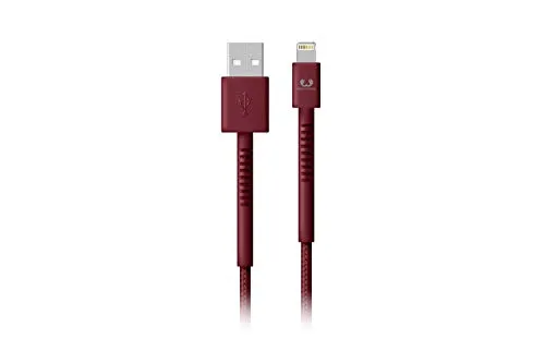 Fresh ’n Rebel Apple Lightning Fabriq Cable | USB to Apple Lightning Charging & Sync Cable 1,5 meter – Ruby Red
