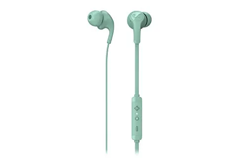 Fresh ’n Rebel Flow Tip In-ear Headphones | Wired Earphones with ear tip and integrated remote and microphone – Misty Mint