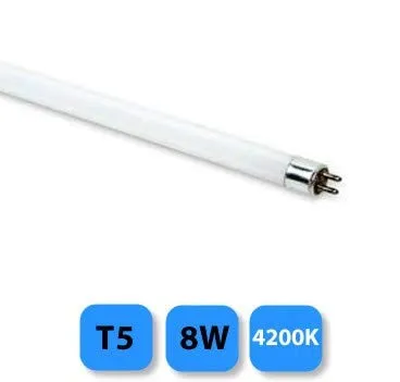 2001179-Tubo fluorescente 8 W T5 2001179 mini, tubolare