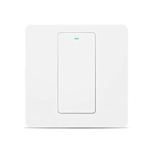Wifi Interruttore Parete Smart Intelligente Switch 1Way 1 Gang, Funzione Timer, APP Controllo Remoto, Compatibile con SmartThings, Amazon Alexa, Google Home e IFTTT, MSS510X meross