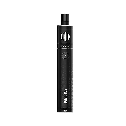 S-MoK Stick R22 Kit (nero opaco) 40 W, penna elettronica per sigaretta elettronica alimentata da batteria da 2000 mAh con cartuccia da 3 ml atomizzatore, senza nicotina