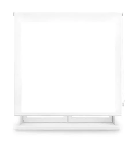 Blindecor Ara Tenda a Rullo Traslucida Tinta Unita, Bianco, 160 x 250 cm (Larghezza x Altezza)