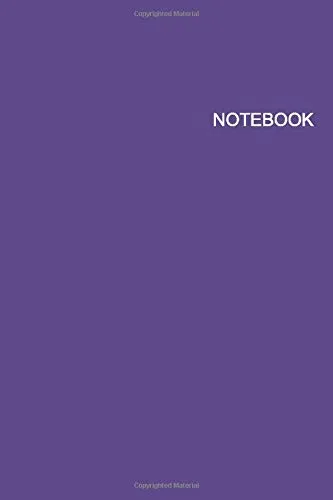 Notebook Ultra Violet Cover - Color of the Year- Ultra Violet suggests the mysteries of the cosmos, the intrigue of what lies ahead, and the ... 55 sheets / 110 Pages, Softcover (6x9 inches)