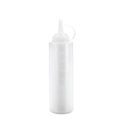 Ibili 773902, Flacone per Salse, In plastica, Bianco, 250 ml