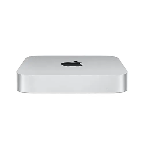 Apple 2023 Computer desktop Mac mini con chip M2, 8GB di RAM, 512GB di archiviazione SSD, Gigabit Ethernet. Compatibile con iPhone/iPad
