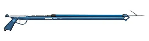 Seac Blue Gun, Fucile Subacqueo Arbalete con Testata per Elastici Paralleli, Blu, 75 cm