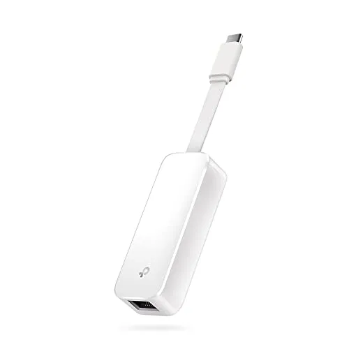 TP-Link UE300C Adattatore di Rete da USB 3.0 Type C a Gigabit Ethernet 10/100/1000Mbps, Plug & Play, Design Compatto e Portatile, Windows 11/10/8.1/8, macOS, iPadOS, Chrome OS, Linux OS