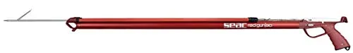 SEAC Red Gun, Fucile Subacqueo Arbalete con Testata per Elastici Paralleli Unisex Adulto, Rosso, 60 cm