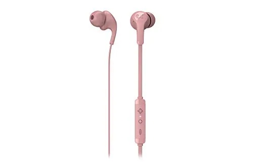 Fresh ’n Rebel Flow Tip In-ear Headphones | Wired Earphones with ear tip and integrated remote and microphone – Dusty Pink