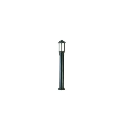 Lampioncino da esterno palo illuminazione da giardino 83 cm nero