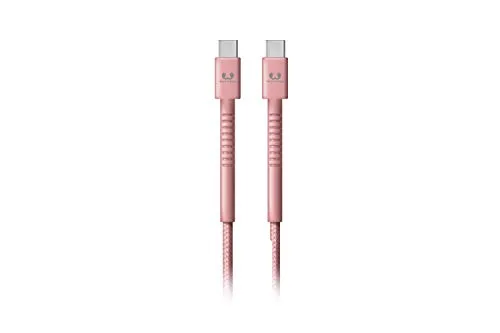 Fresh ´N Rebel USB-C Fabriq Cable | USB-C to USB-C Charging & SYNC Cable 3 Meter – Dusty Pink