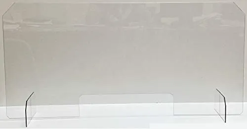 CARTOON WORLD Pannello Protettivo Parasputi Parafiato da Banco in Plexiglas Misura 80 x 50 cm