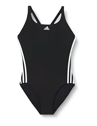 adidas SH3.RO 3S Suit, Costume da Nuoto Donna, Black/White/Black, 44