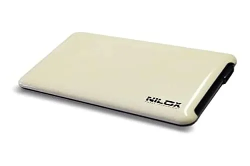 Nilox DH0002WH Box Vuoto per Hard Disk 2.5", USB 3.0, Bianco