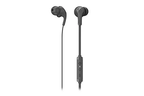 Fresh ’n Rebel Flow Tip In-ear Headphones | Wired Earphones with ear tip and integrated remote and microphone – Storm Grey