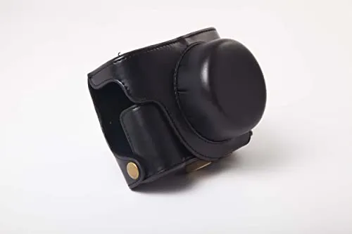 vhbw Custodia nera compatibile con fotocamera Panasonic Lumix DMC-LX100.